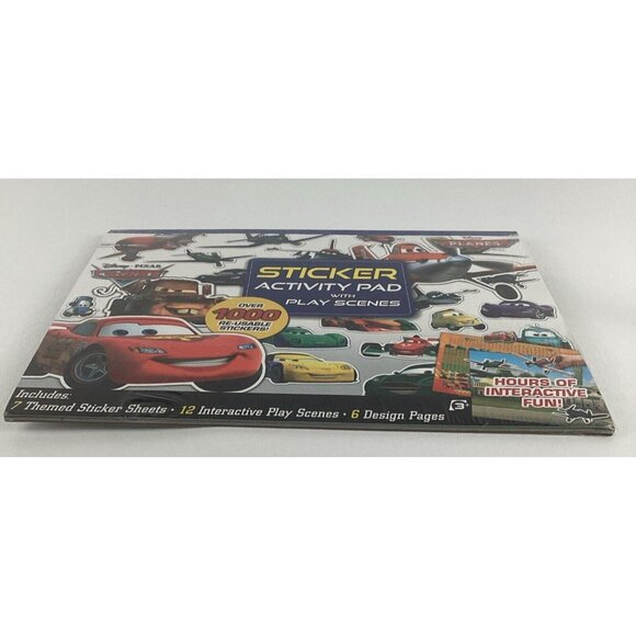 Disney Pixar Cars Sticker Activity Pad Interactive Play Scenes Design Pages New - Picture 3 of 7